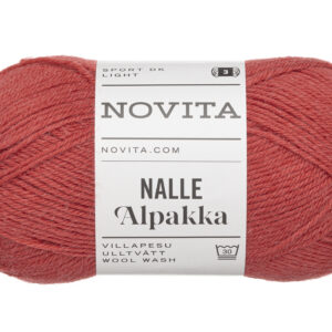 Novita Nalle Alpakka 5311 puolukkapuuro